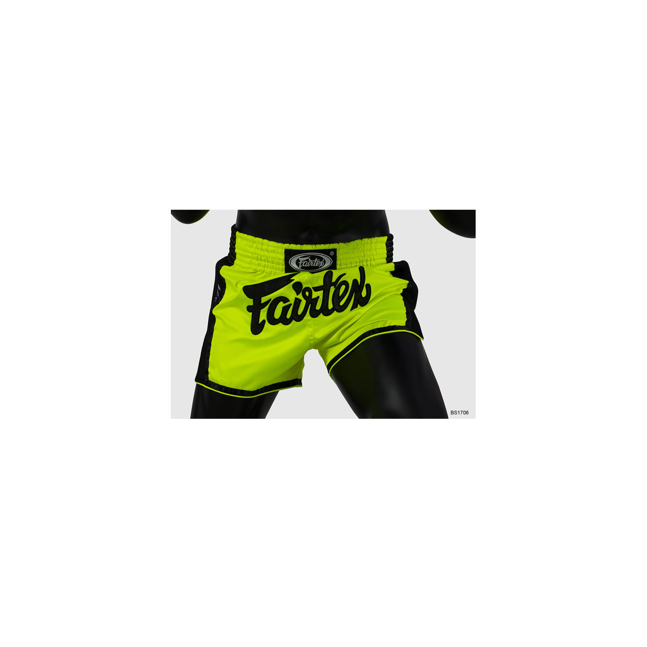 Short muay thai Fairtex Jaune fluo