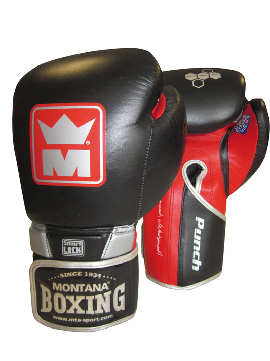 Gants boxe Punch 3 cuir Montana