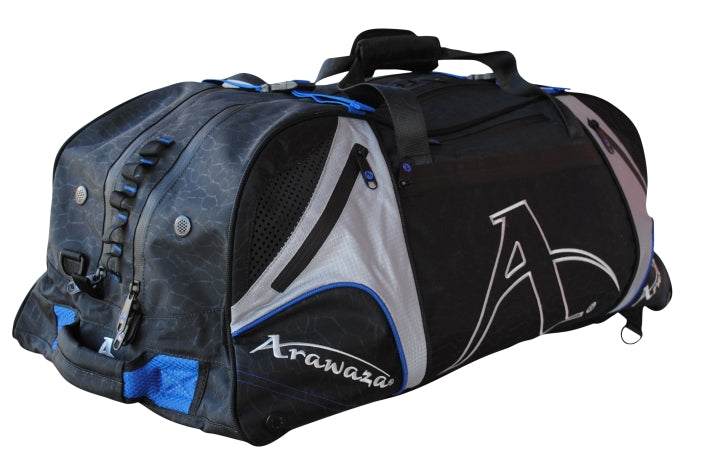 Sac de sport Arawaza noir/bleu taille M 72x42 cm