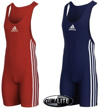 Duo Tenue Lutte enfants Adidas Bleu et Rouge