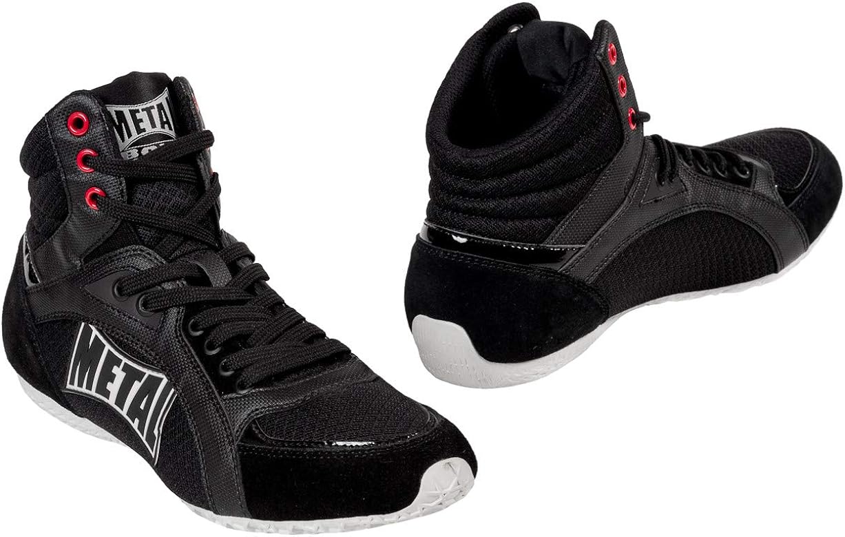 Chaussures de boxe Viper 3 semi montantes Metal boxe Noir