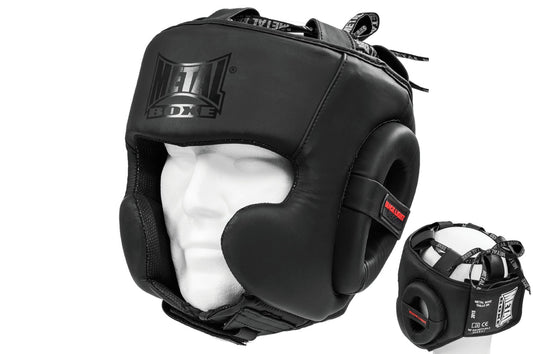 Casque semi-integral Black light Metal Boxe taille unique noir