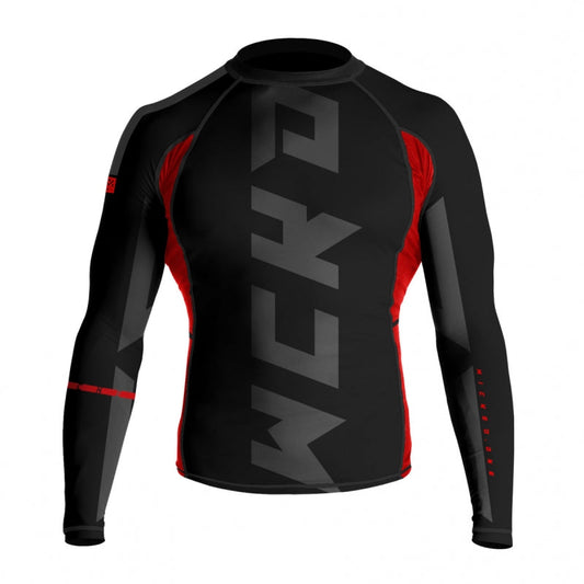 Rashguard RESET NOIR/ROUGE – Manches Longues WickedOne