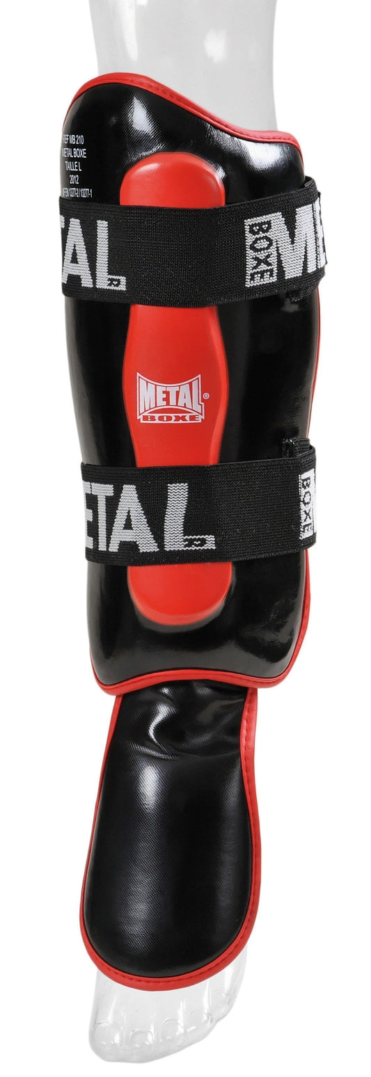 Proteges tibias avec pieds detachables Metal Boxe MB210