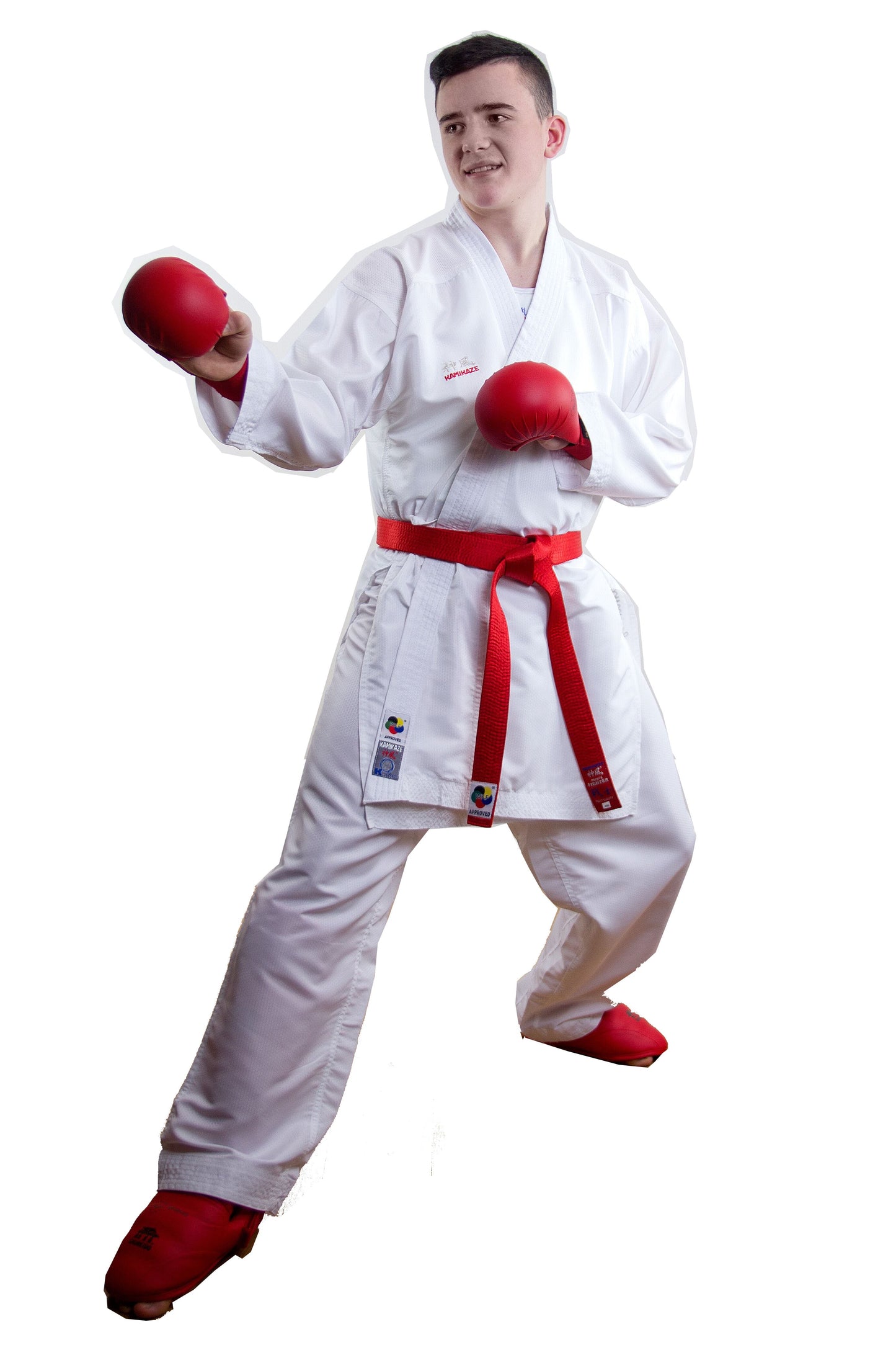 Kimono combat kumite Kamikaze K-One WKF blanc