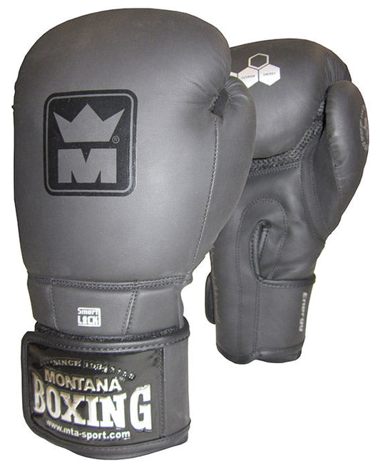 Gants boxe Montana Energy stealth noir