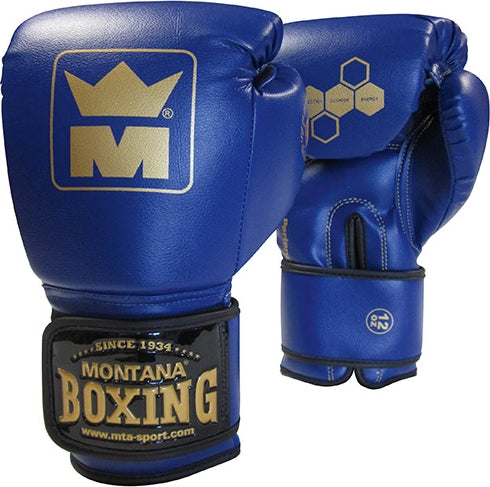 Gants de boxe Montana MMB 100 Bleu