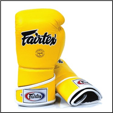 Gants boxe Fairtex V6 Jaune