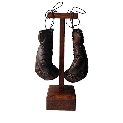 Gants boxe vintage collection cuir Marron foncé