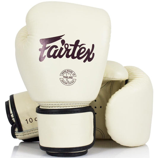 Gants boxe Fairtex FXV16 Blanc creme