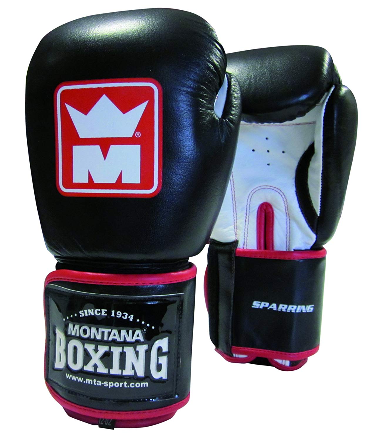 Gants boxe Sparring cuir Montana