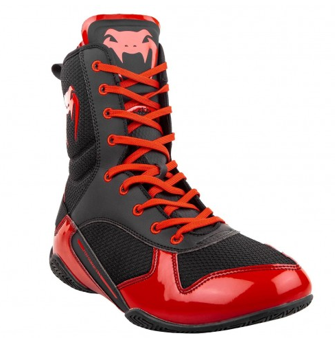 Chaussures de boxe Venum Elite - Noir/Rouge